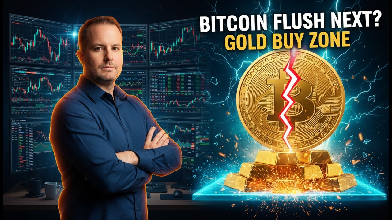 Bitcoin Bear Flags As Gold Hammers Into Support - Deep Dive Into The Charts
